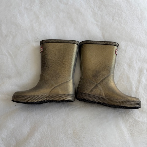 Hunter Kids Nebula Rain Boots Girl’s Size 10c - Picture 5 of 16